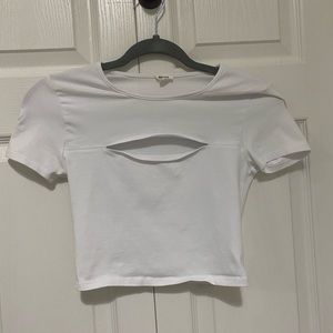 Garage Cropped, Cut Front T-Shirt